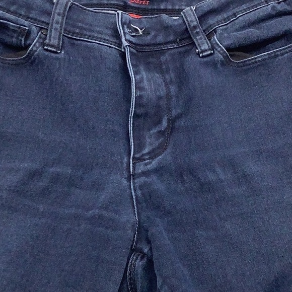 Elle Dark Blue Denim Straight Leg Jeans Preowned - Picture 8 of 8